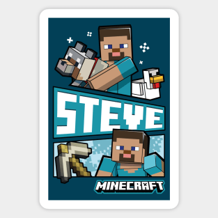 minecraft: steve Magnet